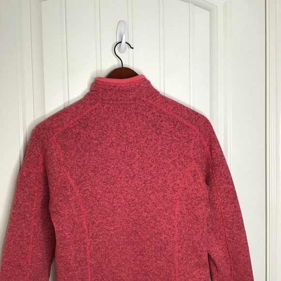 Patagonia Better Sweater 1/4 Zip Fleece Pullover in Pink Size Medium. - Picture 7 of 11